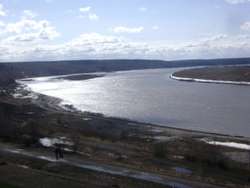 Вид на реку Томь из Томска